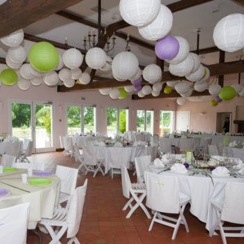 Décoration Salle mariage Nantes Château de la Rousselière