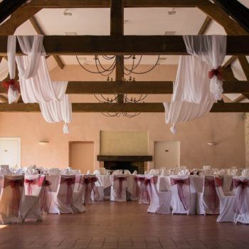 Décoration Salle mariage Nantes Château de la Rousselière